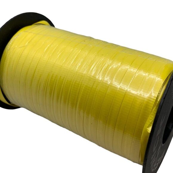 Burwick yellow curling ribbon 500 yard spool - Picture 4 of 4